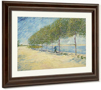 By The Seine By Vincent Van Gogh Fine Art Print