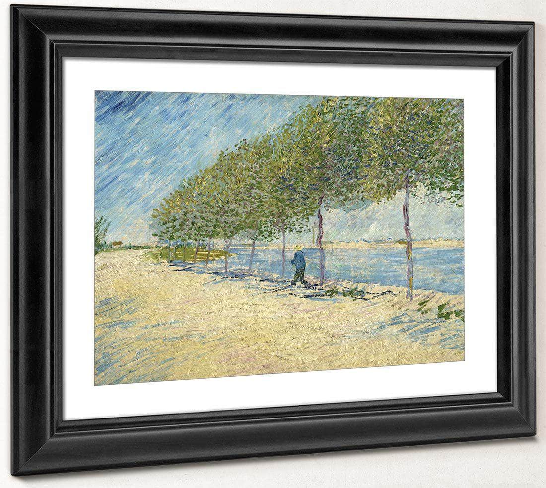 By The Seine By Vincent Van Gogh Fine Art Print