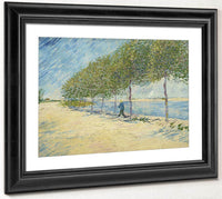 By The Seine By Vincent Van Gogh Fine Art Print