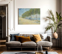 By The Seine By Vincent Van Gogh Fine Art Print
