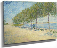 By The Seine By Vincent Van Gogh Fine Art Print
