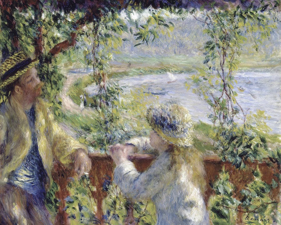 By The Water By Pierre Auguste Renoir Fine Art Print