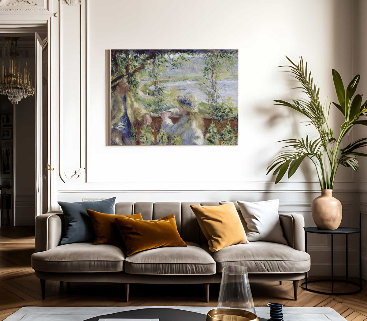 By The Water By Pierre Auguste Renoir Fine Art Print