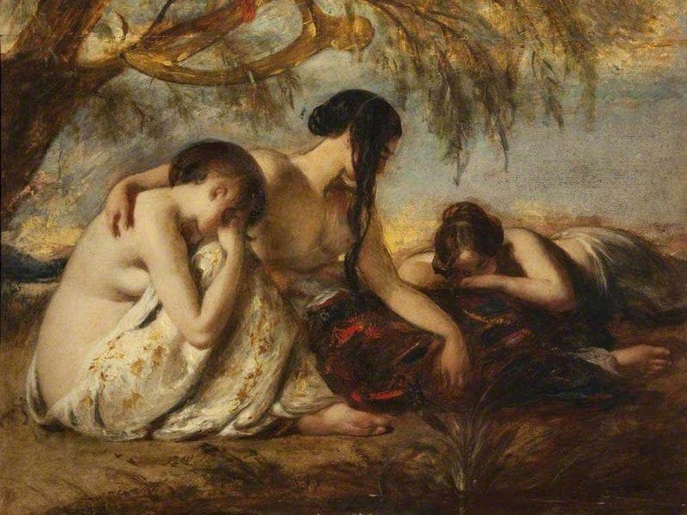 By The Waters Of Babylon We Sat Down And Wept By William Etty Fine Art Print