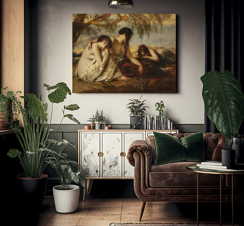 By The Waters Of Babylon We Sat Down And Wept By William Etty Fine Art Print