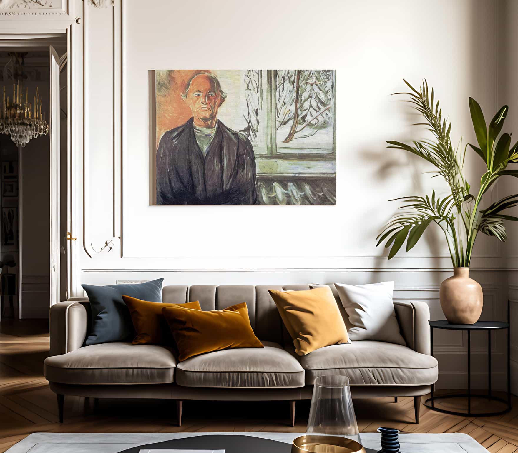 By The Window 1940 By Edvard Munch Fine Art Print