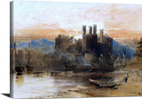 Caernarvon Castle, North Wales Painting Jmw Turner Canvas Art Fine Art Print