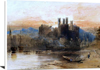 Caernarvon Castle, North Wales Painting Jmw Turner Canvas Art Fine Art Print