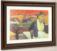 Cafe At Arles By Paul Gauguin Fine Art Print