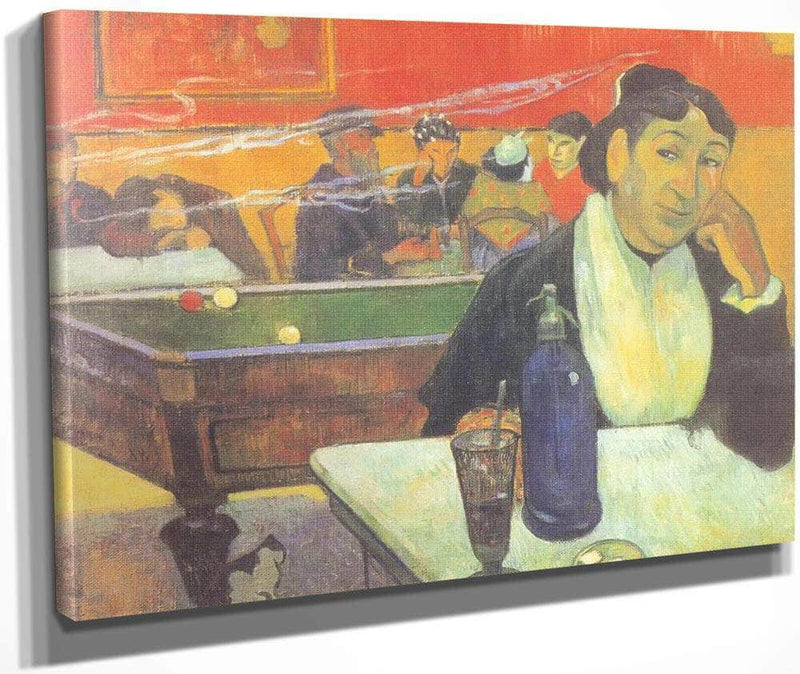 Cafe At Arles By Paul Gauguin Fine Art Print