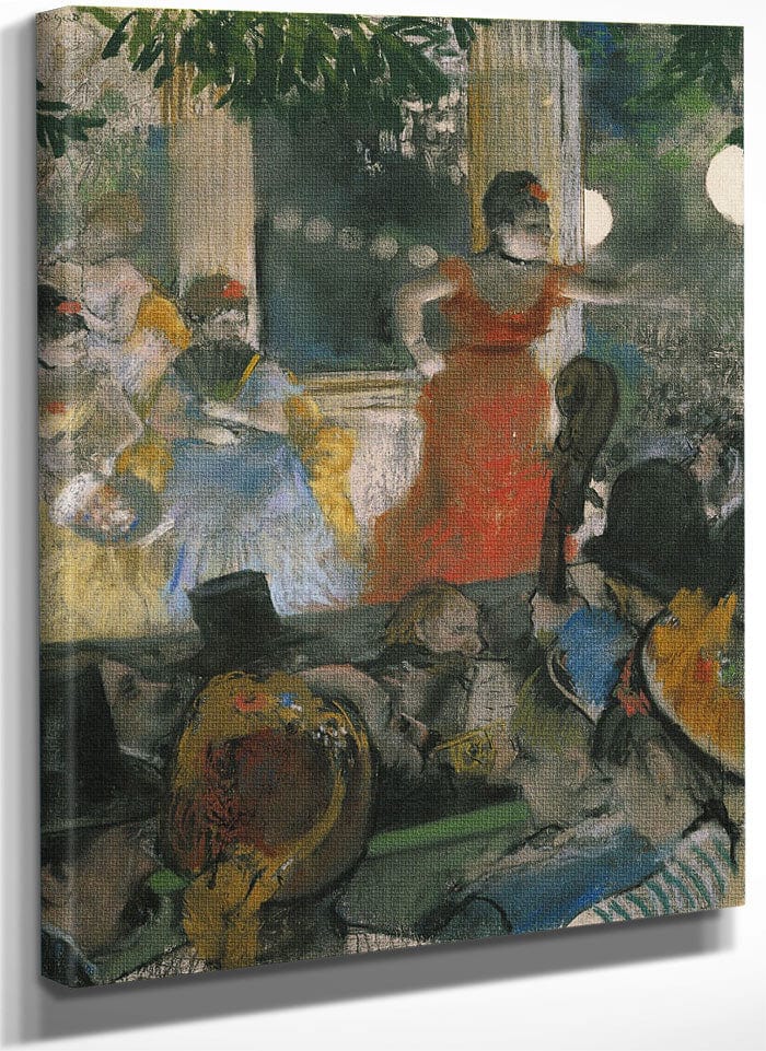 Cafe Concert At Les Ambassadeurs By Edgar Degas Fine Art Print
