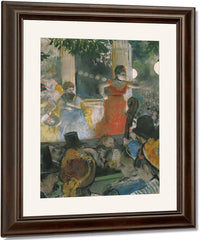 Cafe Concert At Les Ambassadeurs By Edgar Degas Fine Art Print