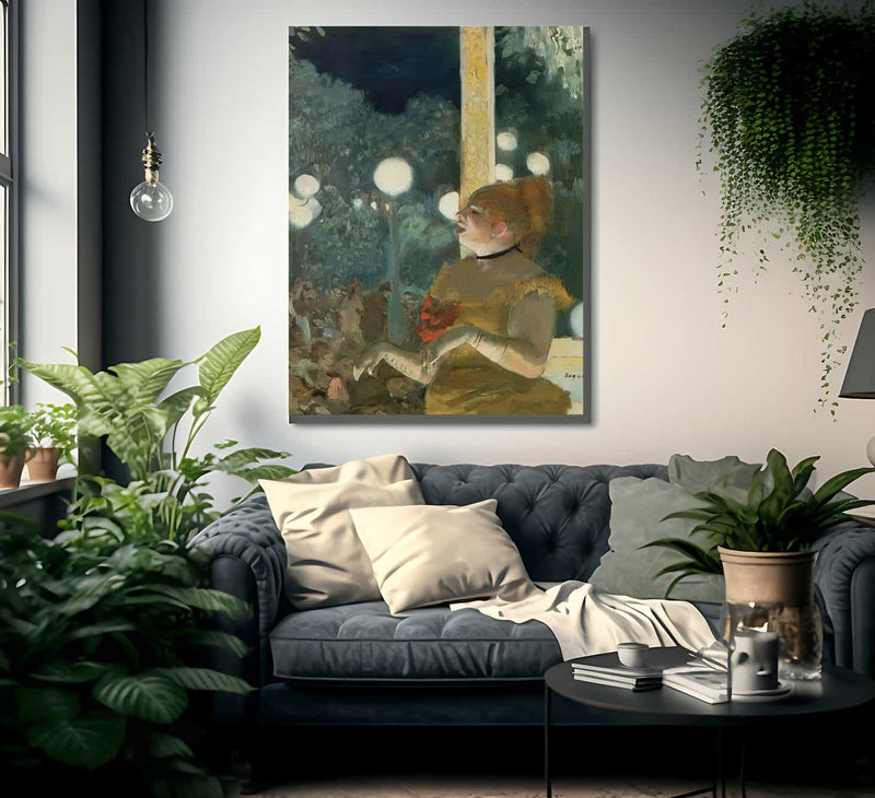 Cafe Concert The Song Of The Dog By Edgar Degas Fine Art Print