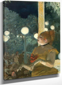 Cafe Concert The Song Of The Dog By Edgar Degas Fine Art Print