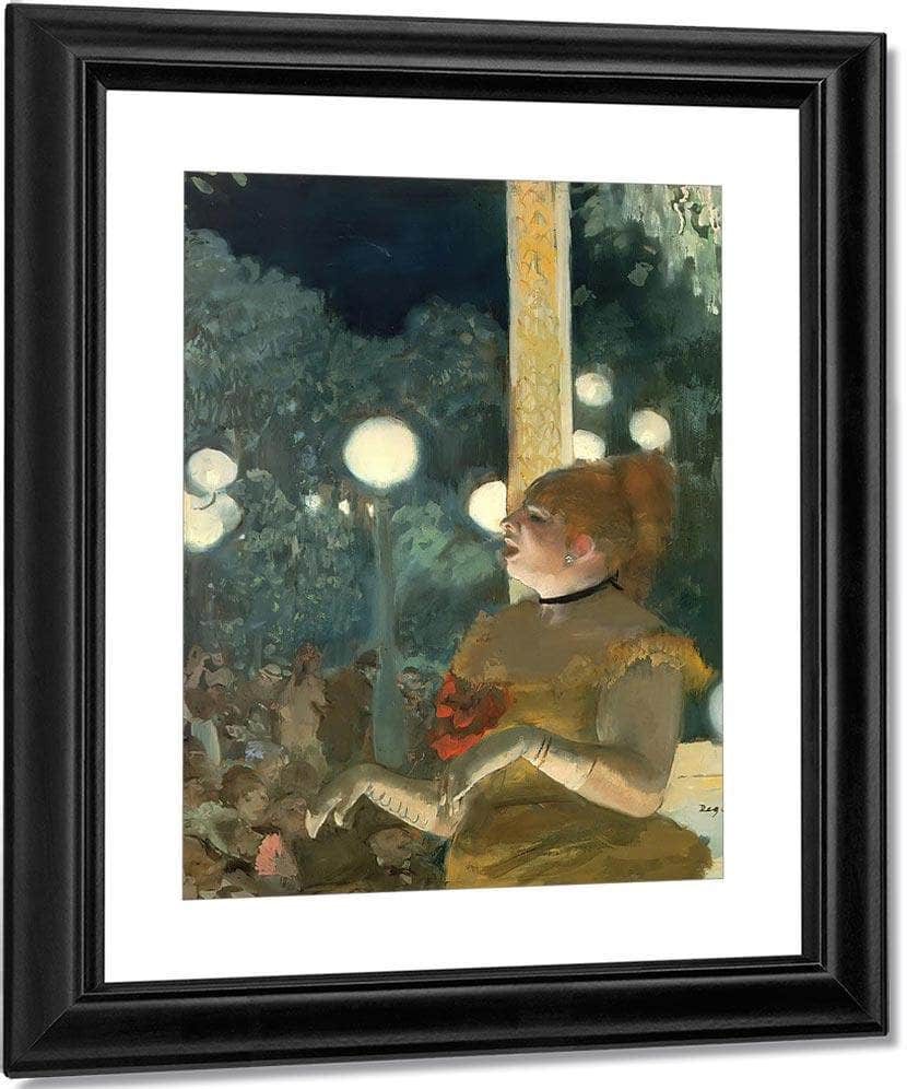 Cafe Concert The Song Of The Dog By Edgar Degas Fine Art Print