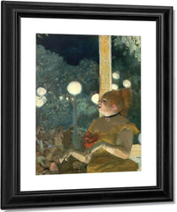 Cafe Concert The Song Of The Dog By Edgar Degas Fine Art Print