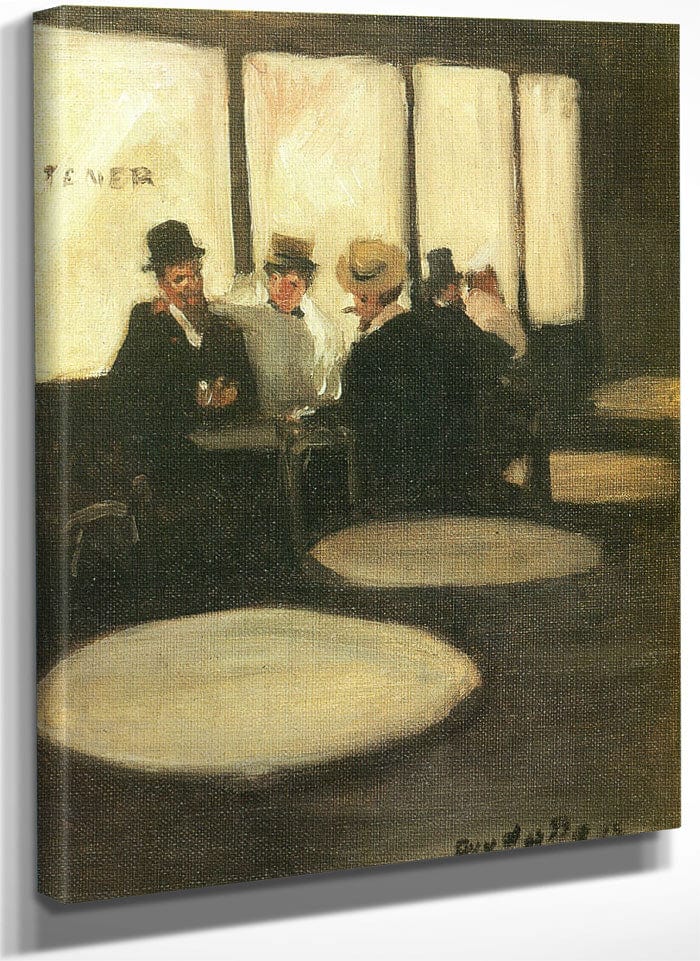 Cafe D Harcourt 1905 1906 By Guy Pene Du Bois Fine Art Print