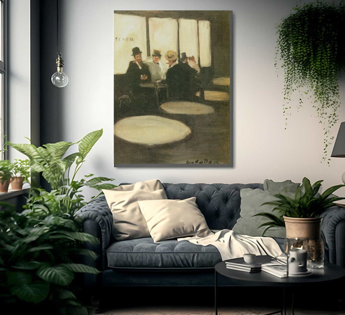 Cafe D Harcourt 1905 1906 By Guy Pene Du Bois Fine Art Print