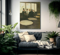 Cafe D Harcourt 1905 1906 By Guy Pene Du Bois Fine Art Print