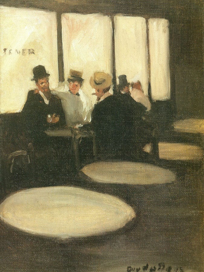 Cafe D Harcourt 1905 1906 By Guy Pene Du Bois Fine Art Print