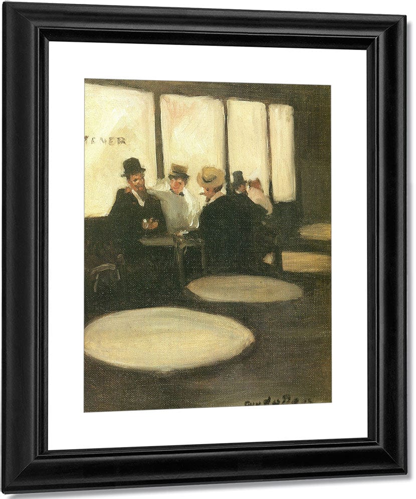 Cafe D Harcourt 1905 1906 By Guy Pene Du Bois Fine Art Print