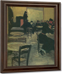 Cafe In Paris 1901 By Alfred Maurer Fine Art Print