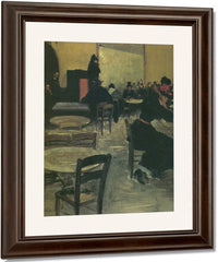 Cafe In Paris 1901 By Alfred Maurer Fine Art Print