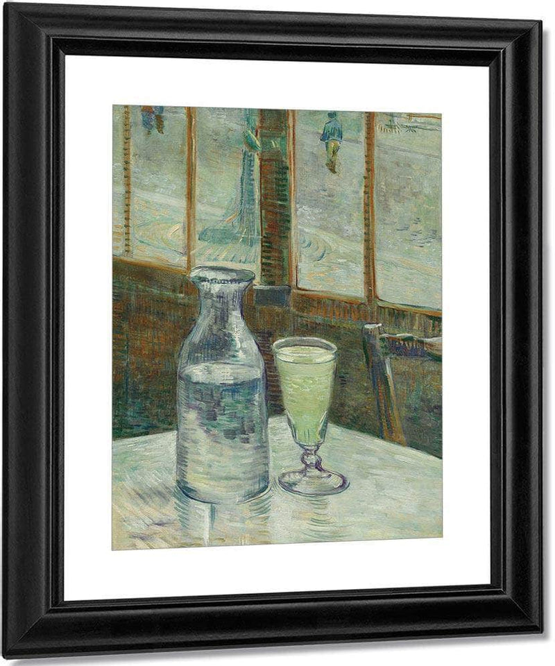 Cafe Table With Absinth (Mesa De Cafe Con Absenta) By Vincent Van Gogh Fine Art Print
