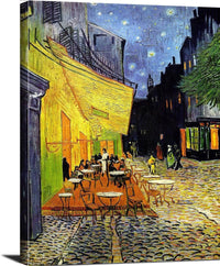 Cafe Terrace At Night Painting Vincent Van Gogh Canvas Art Fine Art Print