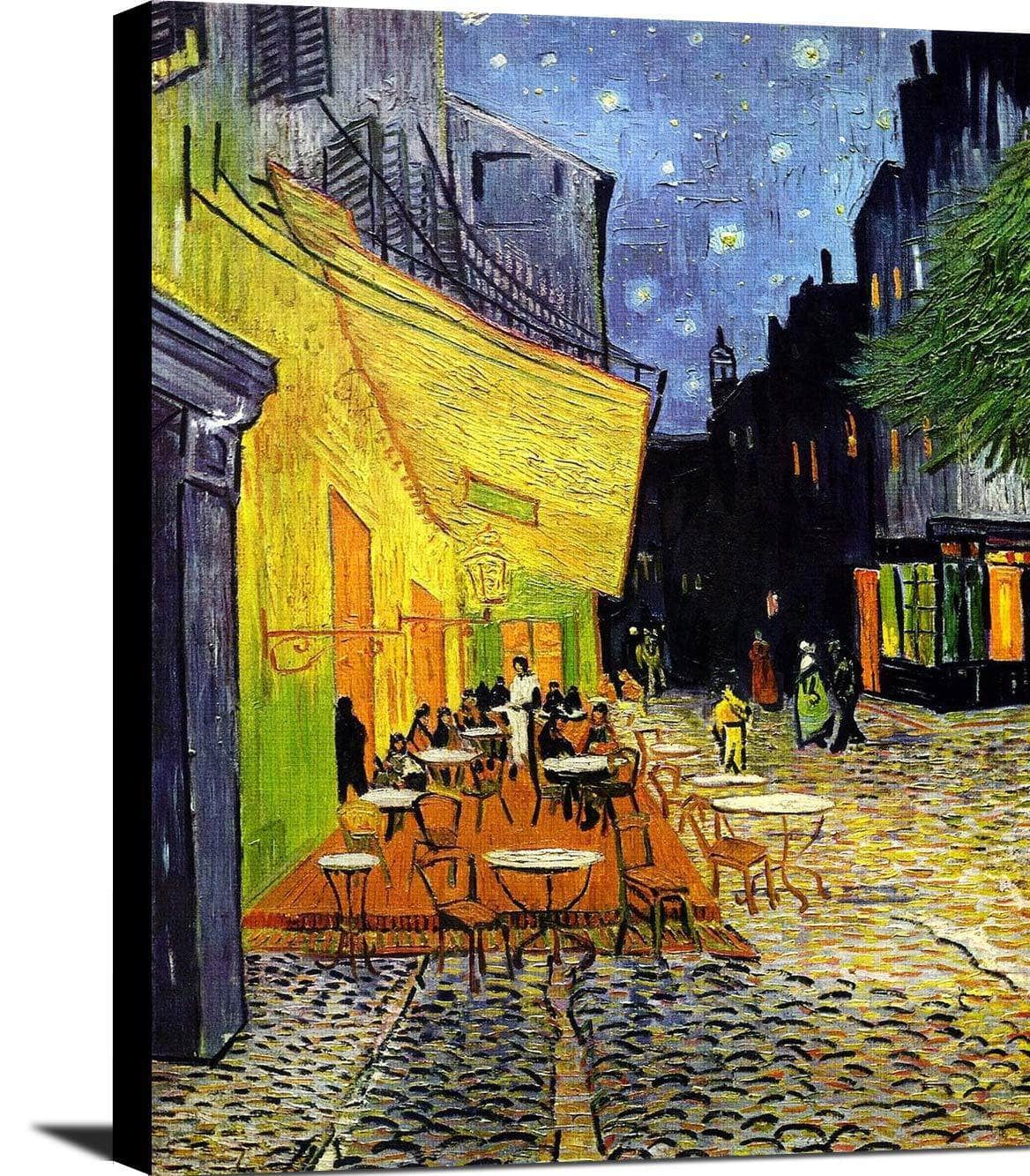 Cafe Terrace At Night Painting Vincent Van Gogh Canvas Art Fine Art Print