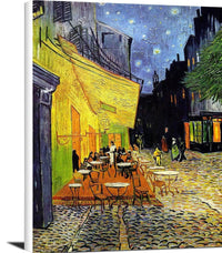 Cafe Terrace At Night Painting Vincent Van Gogh Canvas Art Fine Art Print