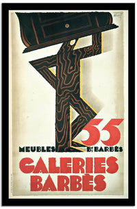 Caleries Barbes  Vintage Poster Fine Art Print