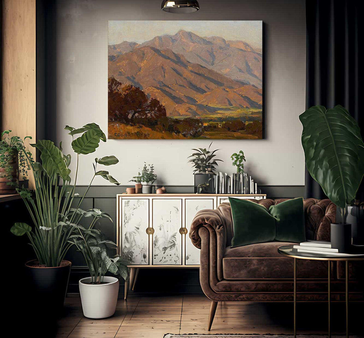 California Hills By Edgar Payne Fine Art Print
