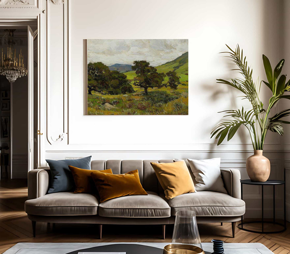 California Hills By William Wendt Fine Art Print