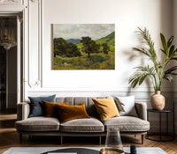 California Hills By William Wendt Fine Art Print