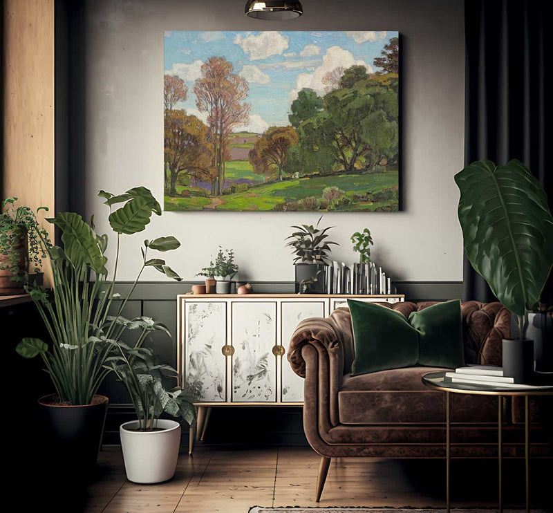 California Landscape By William Wendt Fine Art Print