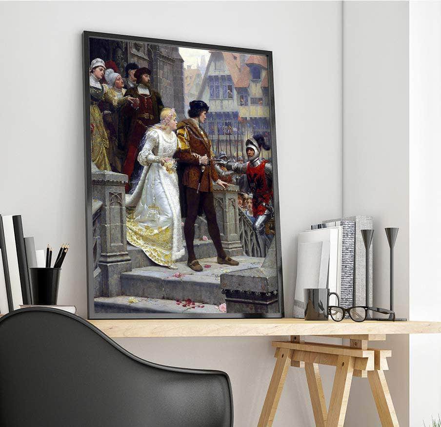 Call To Arms Painting Edmund Blair Leighton Canvas Art Fine Art Print