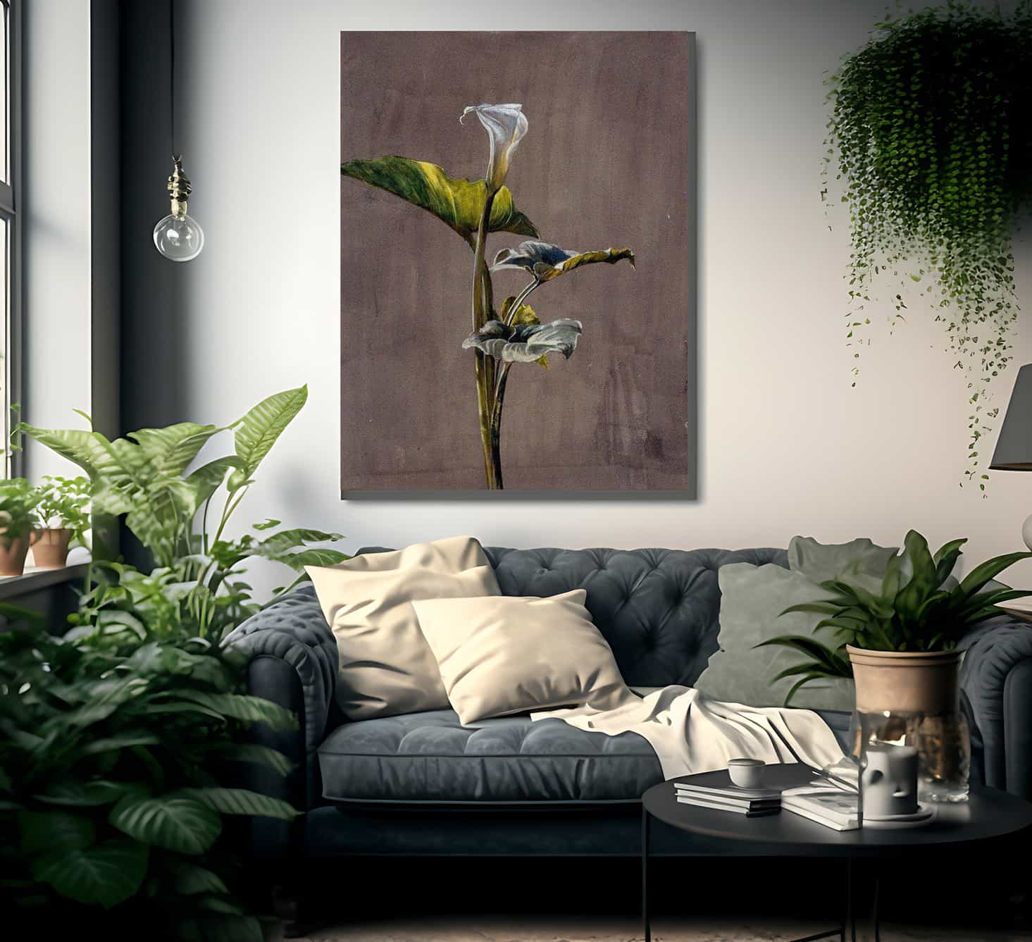 Calla Lily By Fidelia Bridges Fine Art Print