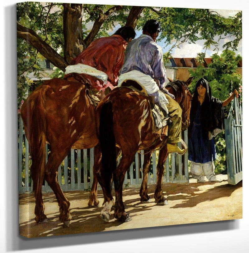 Callers By Walter Ufer Fine Art Print