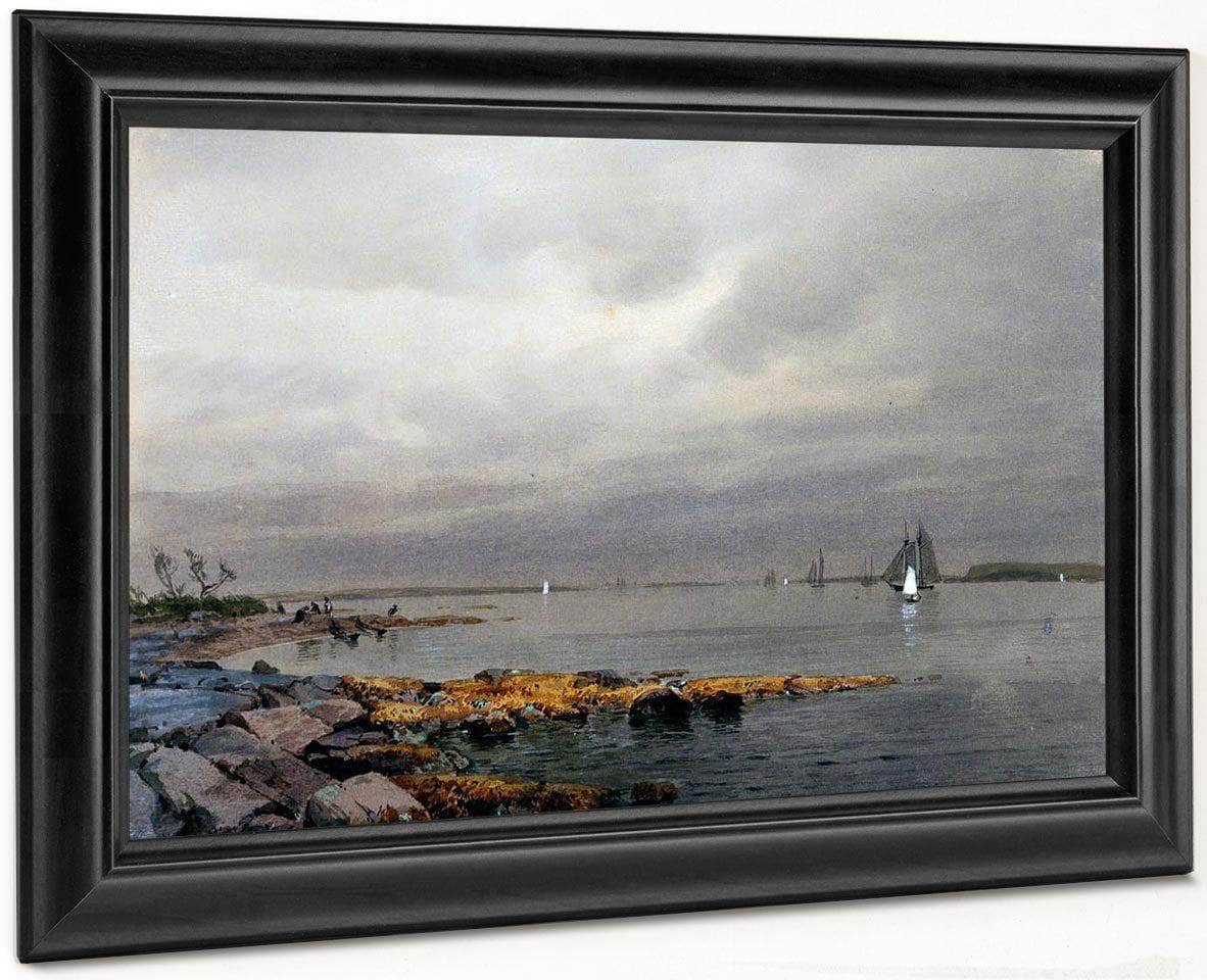 Calm Before A Storm, Newport By William Trost Richards Fine Art Print