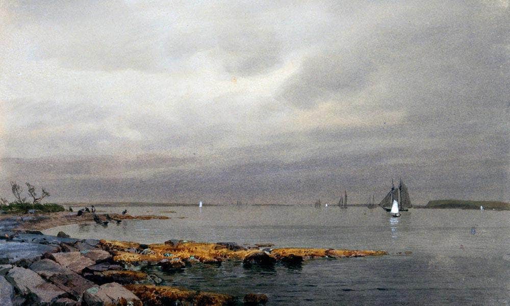 Calm Before A Storm, Newport By William Trost Richards Fine Art Print