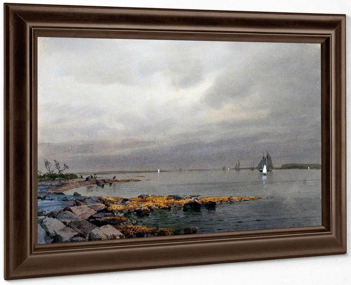 Calm Before A Storm, Newport By William Trost Richards Fine Art Print