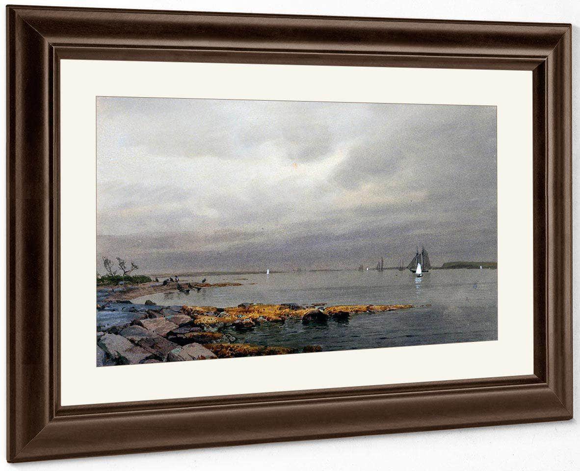 Calm Before A Storm, Newport By William Trost Richards Fine Art Print