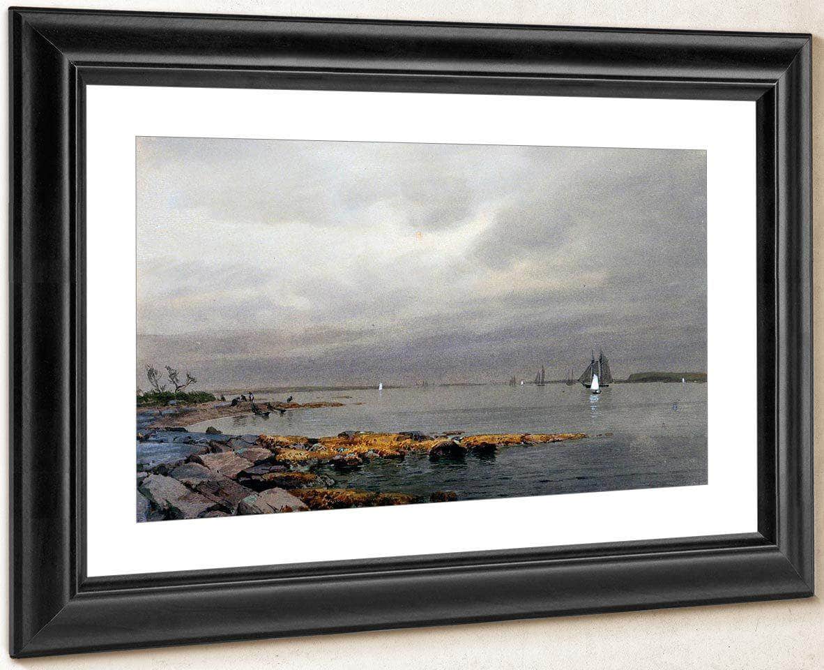 Calm Before A Storm, Newport By William Trost Richards Fine Art Print