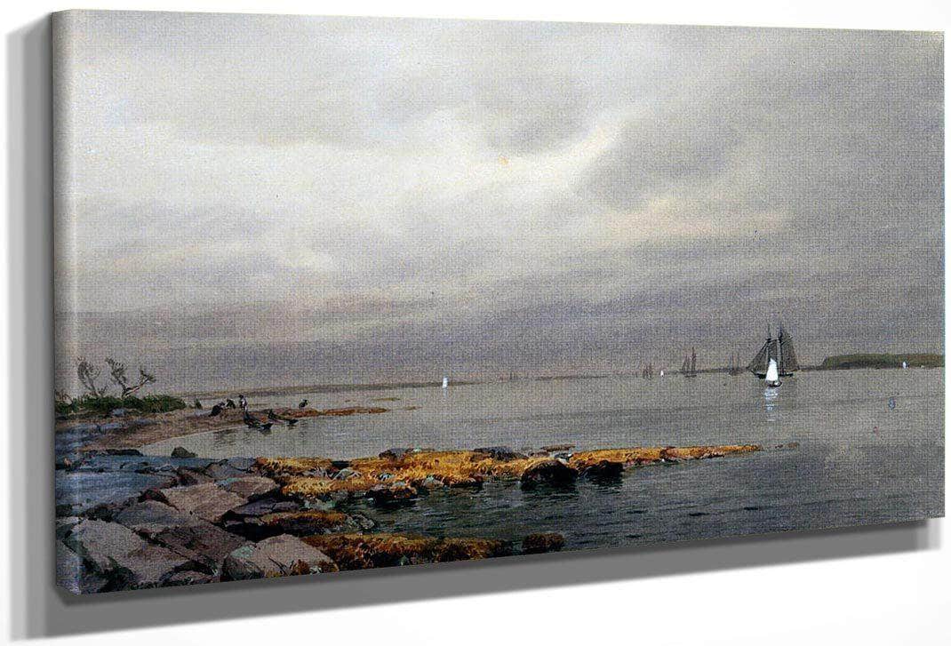 Calm Before A Storm, Newport By William Trost Richards Fine Art Print
