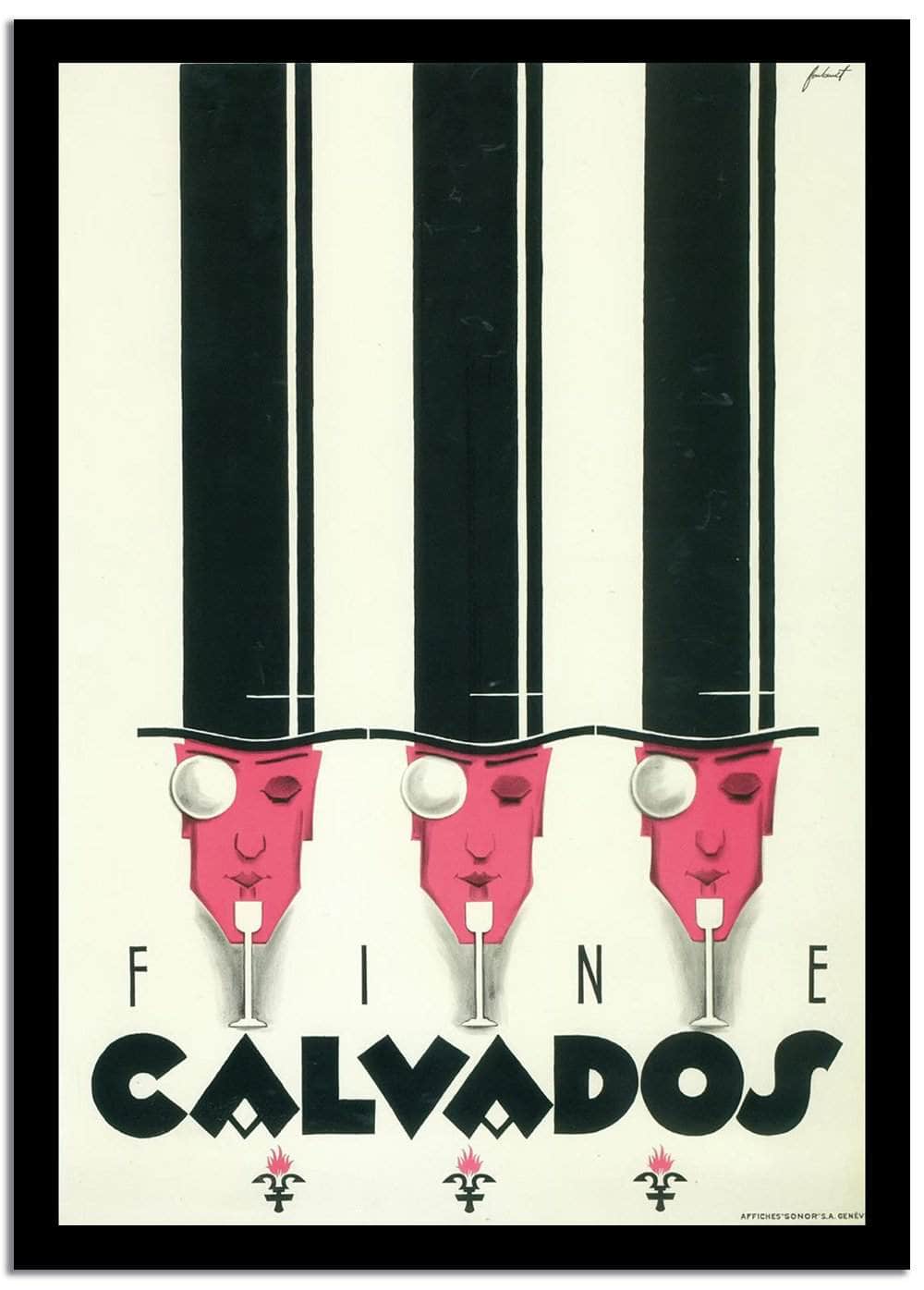 Calvados  Vintage Poster Fine Art Print