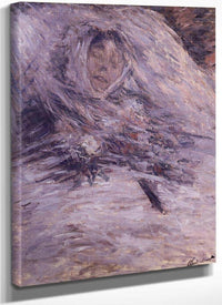 Camille Monet Sur Son Lit De Mort 2 By Claude Monet Fine Art Print