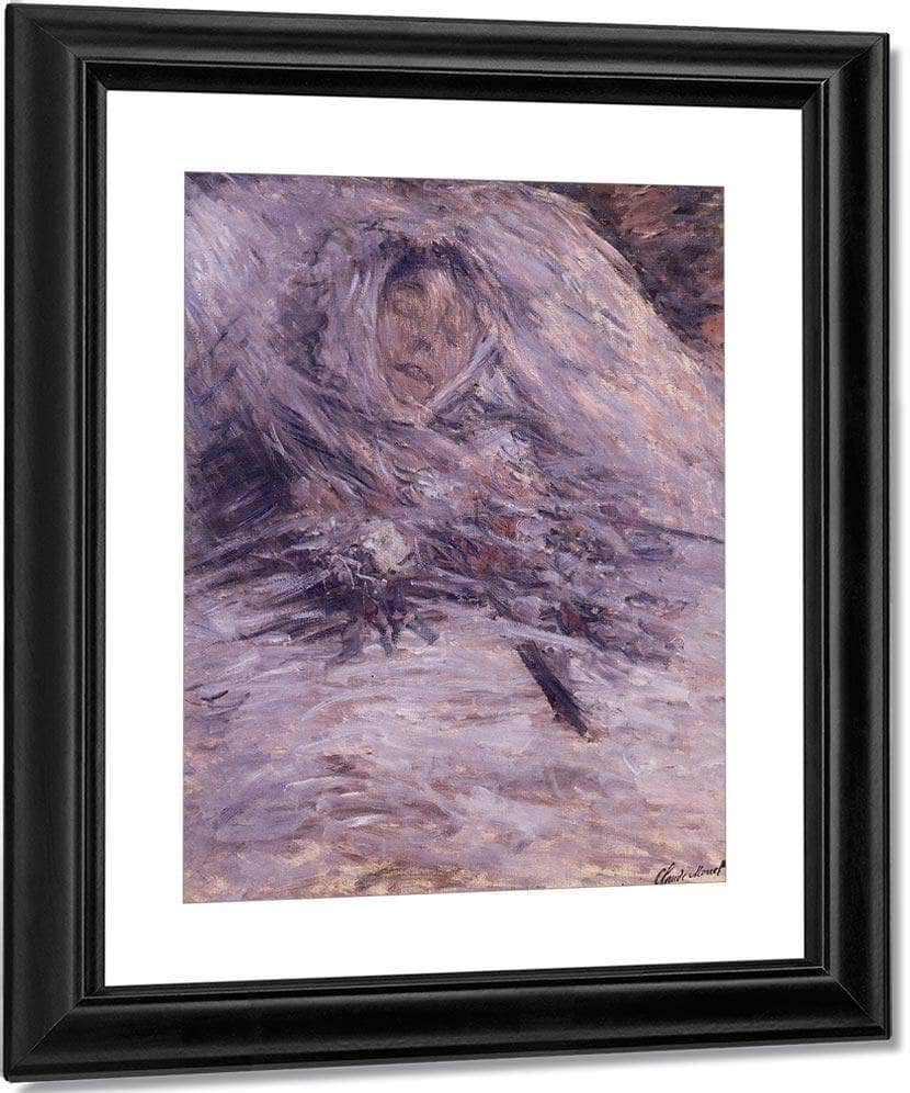 Camille Monet Sur Son Lit De Mort 2 By Claude Monet Fine Art Print