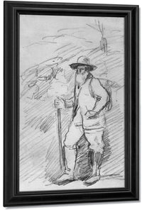 Camille Pissarro By Paul Cezanne Fine Art Print