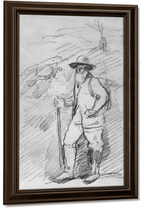 Camille Pissarro By Paul Cezanne Fine Art Print